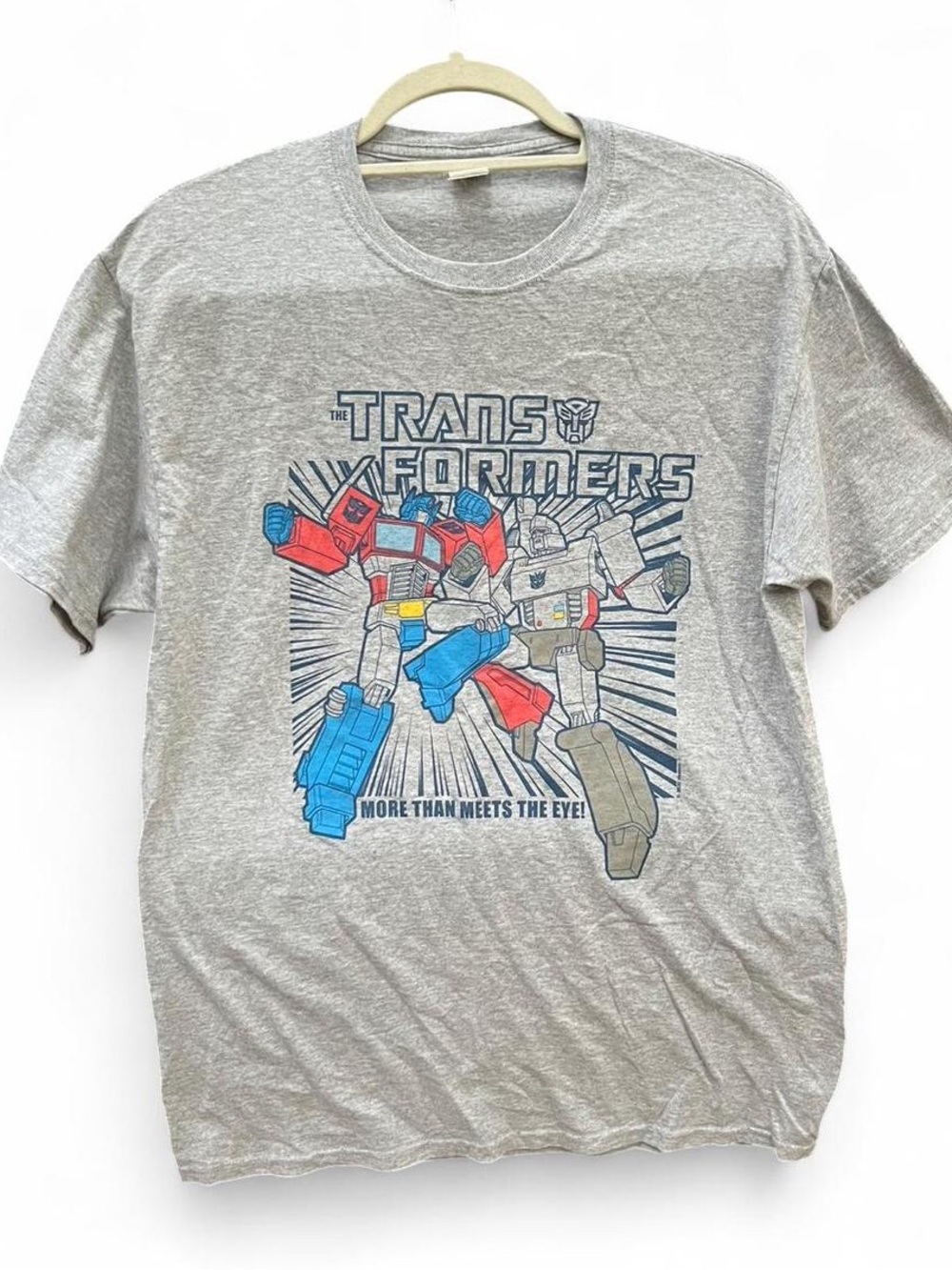 Vintage Transformers Graphic T-Shirt I Optimus Prime vs Megatron